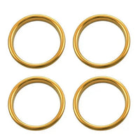 Aluminum Vent Rings Audi A3 S3 RS3 8V - close-up view 2 - Becquet Voiture