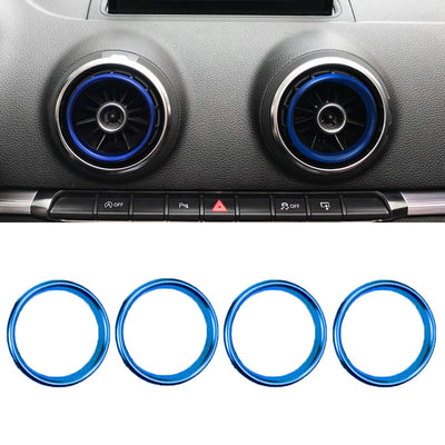 Cercles Aération Alu Audi A3 S3 RS3 8V - vue rapprochée - Becquet Voiture