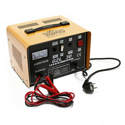 Chargeur Batterie Auto 16A Rapide 12V 24V - vue de profil - Becquet Voiture