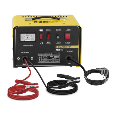 Chargeur Batterie Booster Demarrage 12V 24V - vue de profil - Becquet Voiture