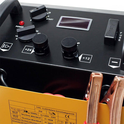 Chargeur Batterie Rapide 12V 24V Camion Bus - vue arrière - Becquet Voiture