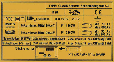 Chargeur Batterie Rapide 12V 24V Camion Bus - vue de trois-quarts - Becquet Voiture