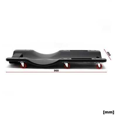Chariot Visite Mecanicien Ergonomique 90kg - vue de profil - Becquet Voiture