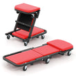 Chariot Visite Pliable 2en1 160kg 6 Roulettes