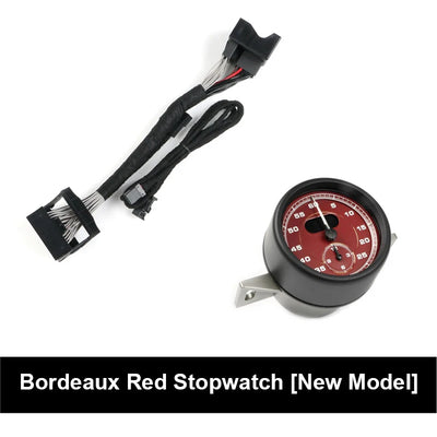 Chronomètre Tableau de Bord Porsche Macan 2014-2024 - vue arrière - Becquet Voiture