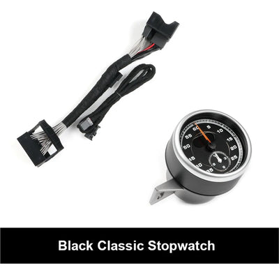 Chronomètre Tableau de Bord Porsche Macan 2014-2024 - vue rapprochée 2 - Becquet Voiture