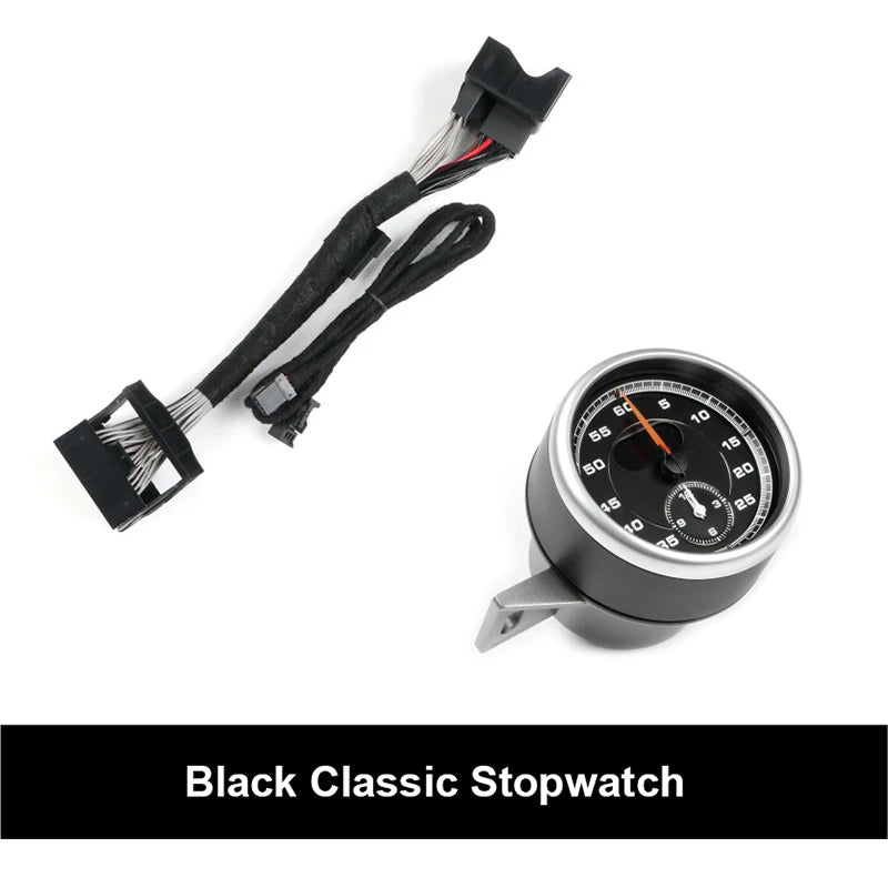 Chronomètre Tableau de Bord Porsche Macan 2014-2024 - vue rapprochée 2 - Becquet Voiture