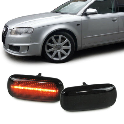 Clignotant Latéral LED Dynamique Audi A3 8P A4 B6 B7 - installé sur véhicule - Becquet Voiture