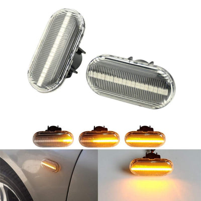 Clignotant Latéral LED Dynamique Clio 2 Phase 1 - installé sur véhicule - Becquet Voiture