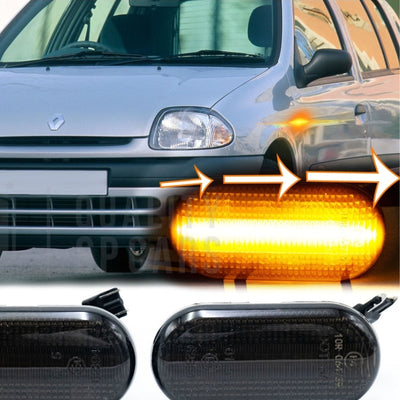 Clignotant Latéral LED Dynamique Clio 2 Phase 1 - vue de profil - Becquet Voiture