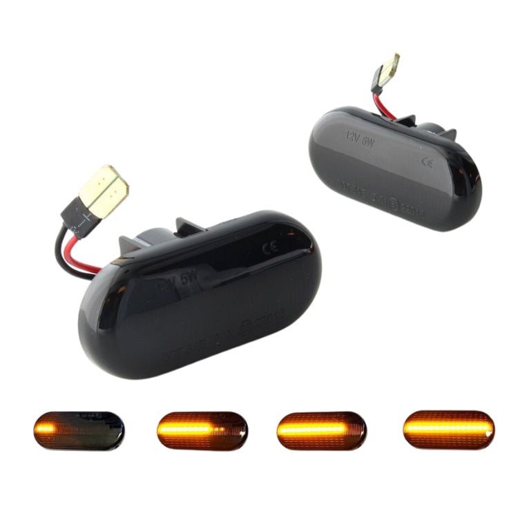 Clignotant Latéral LED Dynamique Clio 2 Phase 1 - vue de trois-quarts - Becquet Voiture