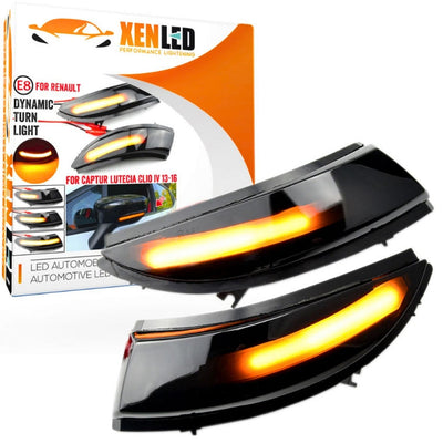 Clignotant LED Dynamique Rétro Clio 4 Captur - vue arrière - Becquet Voiture