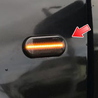 Clignotants Latéraux LED Seat Ibiza 6L VW Golf 3 4 - packshot studio - Becquet Voiture