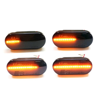 Clignotants Latéraux LED Seat Ibiza 6L VW Golf 3 4 - vue de trois-quarts - Becquet Voiture