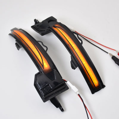 Clignotants LED Dynamiques Défilants Rétroviseurs Mercedes Classe A W177 - détail du montage - Becquet Voiture