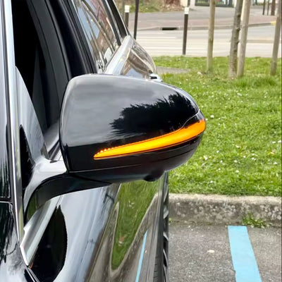 Clignotants LED Dynamiques Défilants Rétroviseurs Mercedes Classe E W213 - vue rapprochée - Becquet Voiture