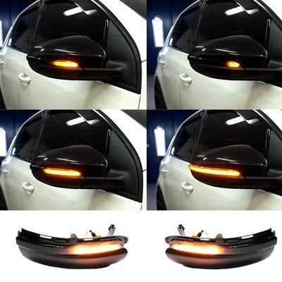 Clignotants LED Dynamiques Rétroviseur VW Golf 6 - vue de profil - Becquet Voiture
