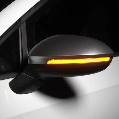 Clignotants LED Dynamiques Rétroviseur VW Golf 8 Fumé - vue arrière - Becquet Voiture