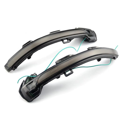Clignotants LED Dynamiques Rétroviseur VW Golf 8 Fumé - vue de face - Becquet Voiture
