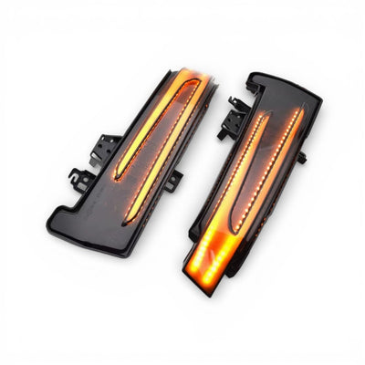 Clignotants LED dynamiques rétroviseurs Mercedes Classe A W176 2012-2018 - installé sur véhicule - Becquet Voiture