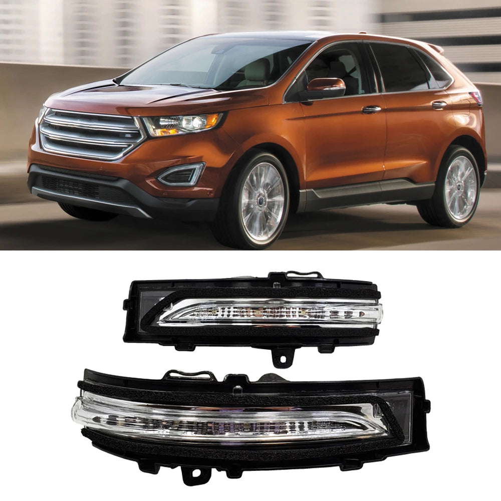 Clignotants LED Rétroviseur Ford Edge 2015-2019 - vue de face - Becquet Voiture