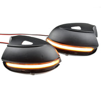 Dynamische LED-Blinkerrépeater für Außenspiegel VW Passat B7 2012–2015 - Dreiviertelansicht - Becquet Voiture