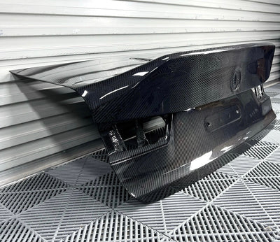 Coffre CSL Fibre Carbone BMW G80 G20 - installé sur véhicule - Becquet Voiture