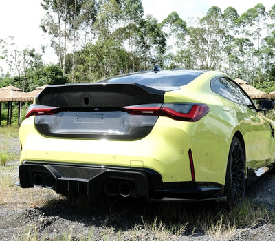 Coffre CSL Fibre Carbone BMW G82 M4 - installé sur véhicule - Becquet Voiture