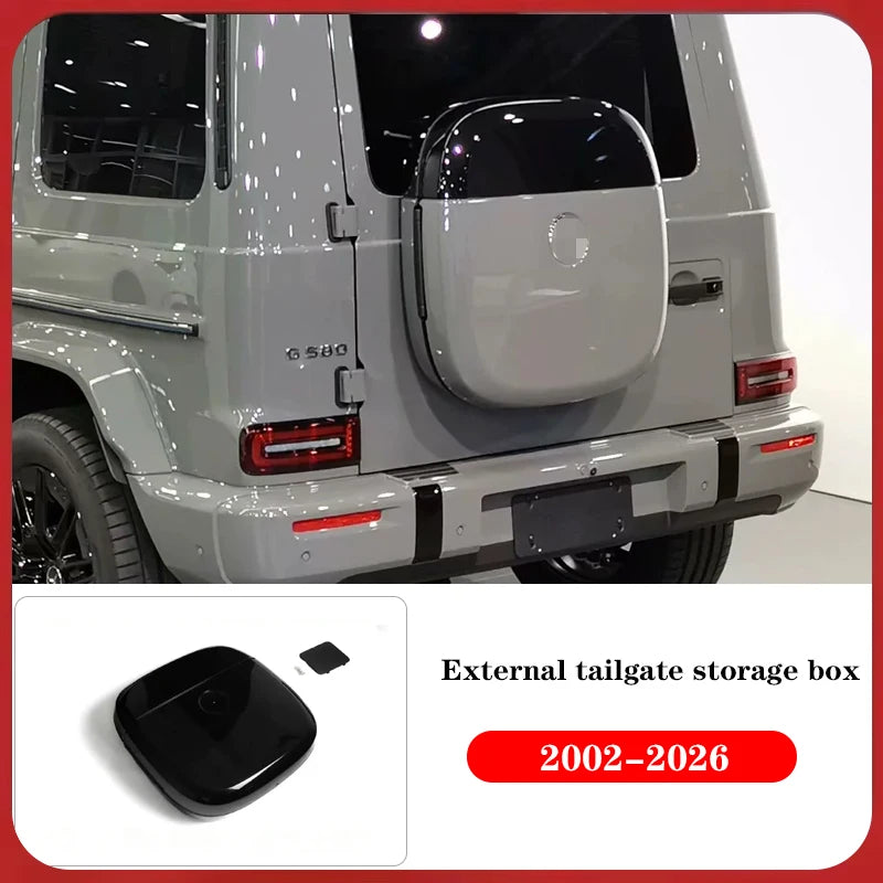 Coffre de Rangement de Hayon Mercedes Classe G W463 W464 - vue de face - Becquet Voiture