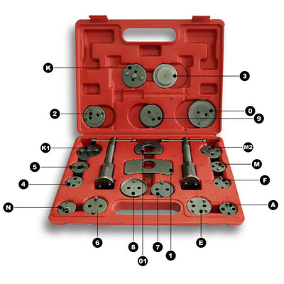 Coffret Repousse-piston Frein Set 21 Pièces - vue de profil - Becquet Voiture