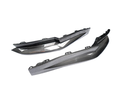 Coins Arrière OEM Fibre Carbone BMW G80 G82 - vue de face - Becquet Voiture