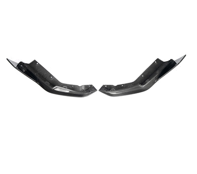 Coins Arrière Style MP Fibre Carbone BMW G80 G82 - vue de face - Becquet Voiture