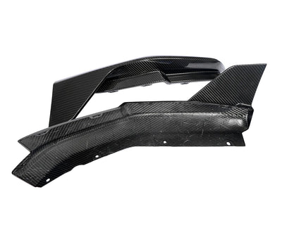 Coins Arrière Style MP Fibre Carbone BMW G80 G82 - vue de profil - Becquet Voiture
