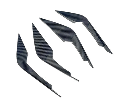 Coins TK Fibre Carbone BMW G80 G81 G82 G83 - vue de face - Becquet Voiture