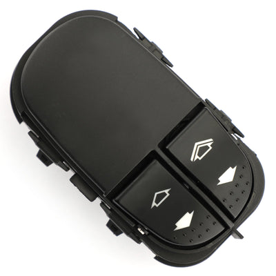 Commutateur Fenêtre Conducteur Ford Focus MK1 6 Broches Noir - vue arrière - Becquet Voiture