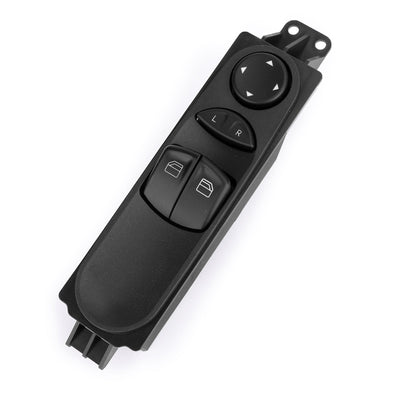 Commutateur Fenêtre Principal Mercedes Benz Valente Vito Mixto W639 Noir - vue de trois-quarts - Becquet Voiture