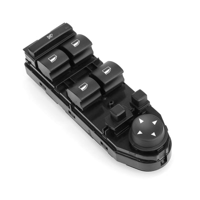 Commutateur Lève-Vitre Conducteur BMW E83 X3 2004-2010 Noir - vue arrière - Becquet Voiture