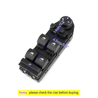 Commutateur Lève-Vitre Conducteur BMW E83 X3 2004-2010 Noir - vue de trois-quarts - Becquet Voiture