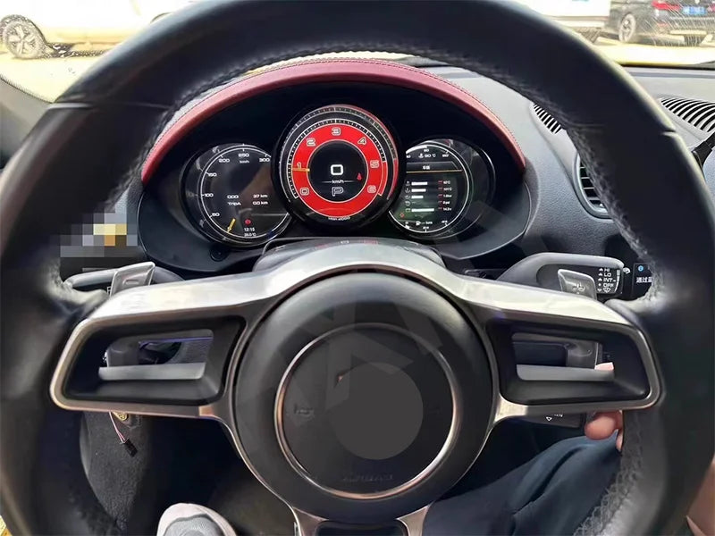 Digital Speedometer Porsche Cayenne 911 Panamera - studio packshot - Becquet Voiture