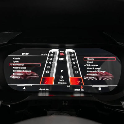 Compteur Digital Virtual Cockpit Audi A1 A3 A4 - vue arrière - Becquet Voiture