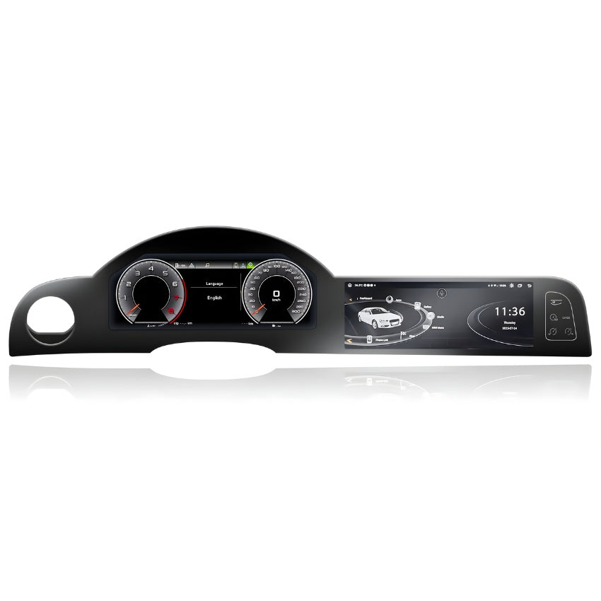 Compteur Digital Virtual Cockpit Audi A6 C6 - vue de face - Becquet Voiture