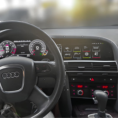 Compteur Digital Virtual Cockpit Audi A6 C6 - vue de profil - Becquet Voiture