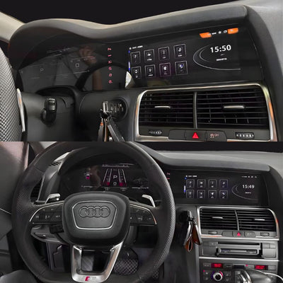 Compteur Digital Virtual Cockpit Audi Q7 4L 2006-2015 - vue arrière - Becquet Voiture