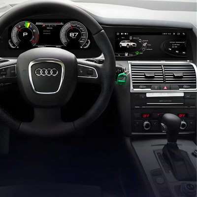Compteur Digital Virtual Cockpit Audi Q7 4L 2006-2015 - vue de profil - Becquet Voiture