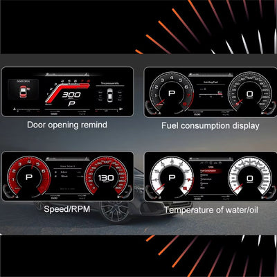 Compteur Digital Virtual Cockpit Audi Q7 4L 2006-2015 - vue de trois-quarts - Becquet Voiture