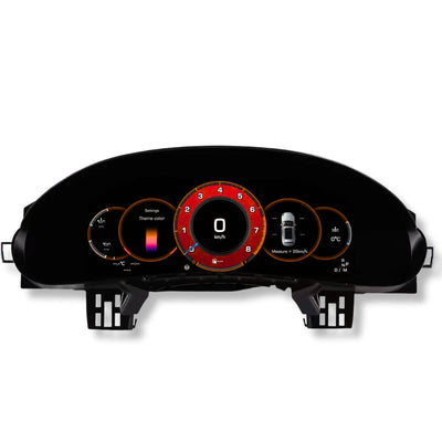 Compteur Digital Virtual Cockpit Porsche Cayenne - installé sur véhicule - Becquet Voiture