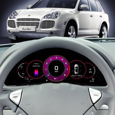 Compteur Digital Virtual Cockpit Porsche Cayenne - vue arrière - Becquet Voiture