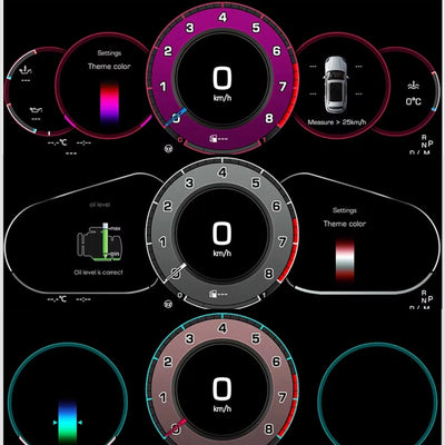 Compteur Digital Virtual Cockpit Porsche Panamera - vue arrière - Becquet Voiture