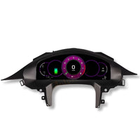 Digitales Kombiinstrument Virtual Cockpit Porsche Panamera - Dreiviertelansicht - Becquet Voiture