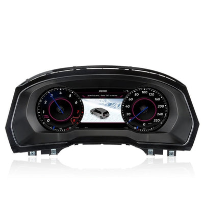 Compteur LCD Virtuel Digital VW Golf Leon - installé sur véhicule 2 - Becquet Voiture
